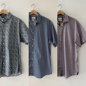 BRAX | Lot of 3 Short Sleeve Button Down Shirts | XL